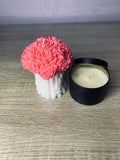 Duo Cœur & Douceur- Bougie décorative & bougie de massage